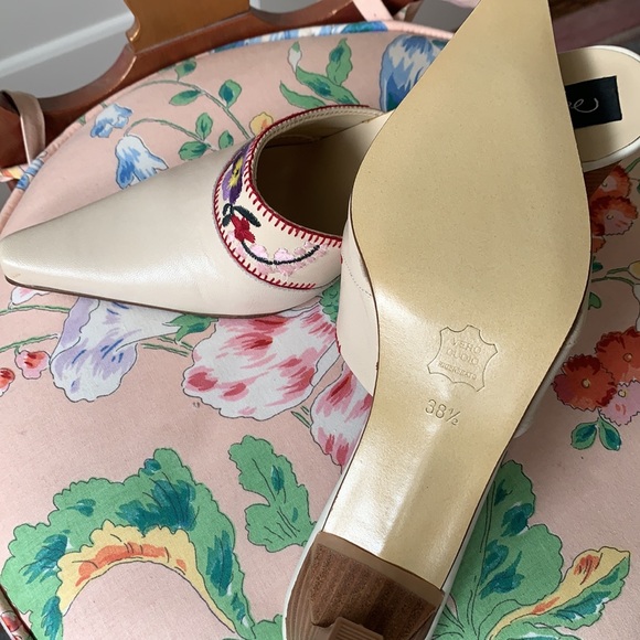 DAVID AARON GORGEOUS LEATHER SLIDES - Picture 8 of 8